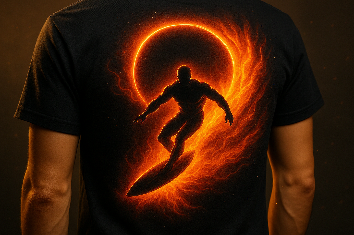 Solar Eclipse Surfer Shirt