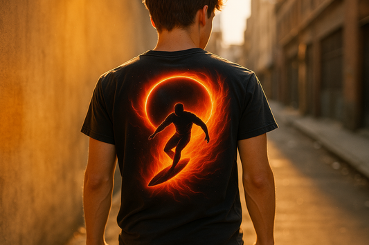 Solar Eclipse Surfer Shirt